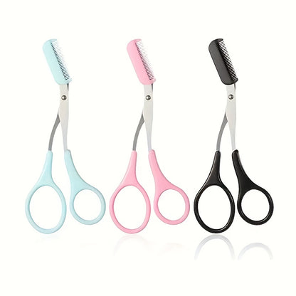 LuxeBrow Precision Eyebrow Trimmer & Shaping Scissors