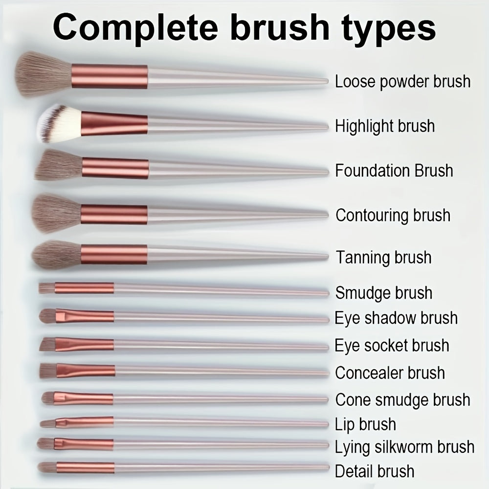 Celeste Éclat Professional Makeup Brush Set