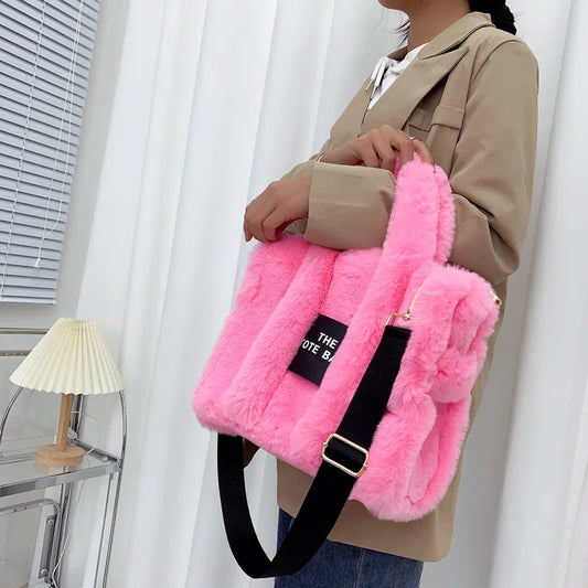 Luxe Plush Shopper