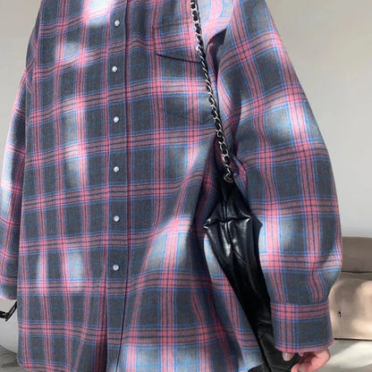 Plaid Luxe Oversized Shirt