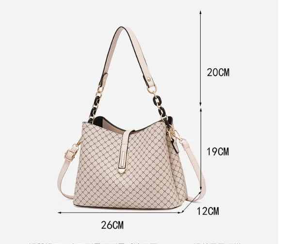 Chic Cascade Bucket Bag