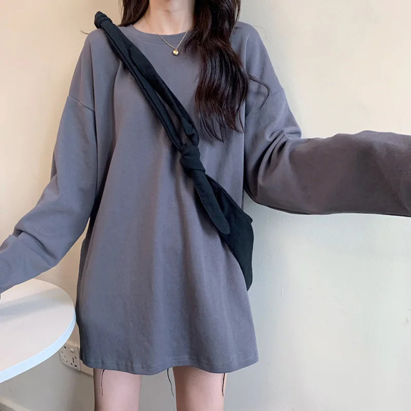 Nocturne Luxe Split Hem Oversized t-shirt