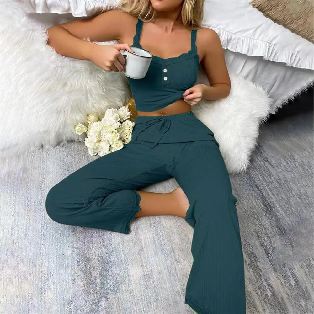 Serenity Lace Loungewear Set