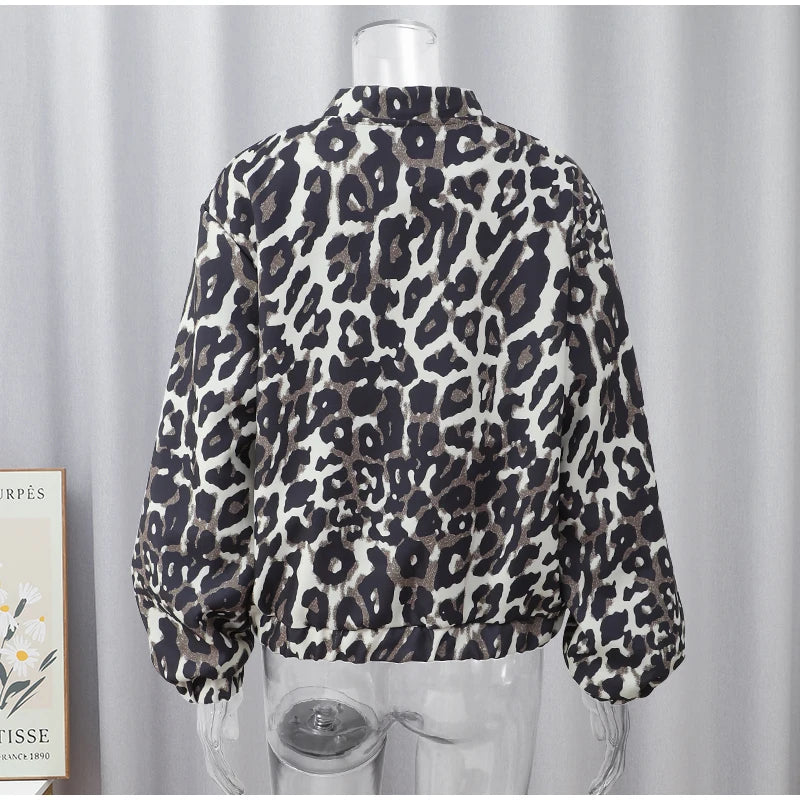 Retro Luxe Leopard Jacket