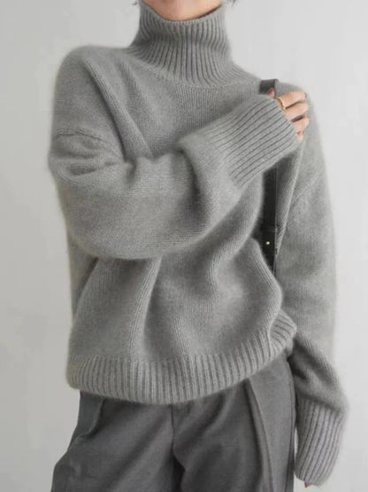 Luxe Turtleneck Cashmere Sweater