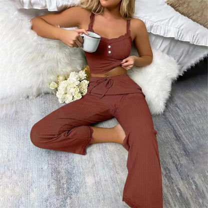 Serenity Lace Loungewear Set