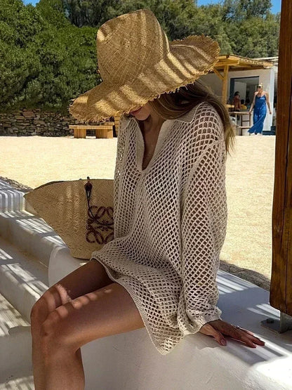 Étoile de Mer Knit Beach Mini Dress