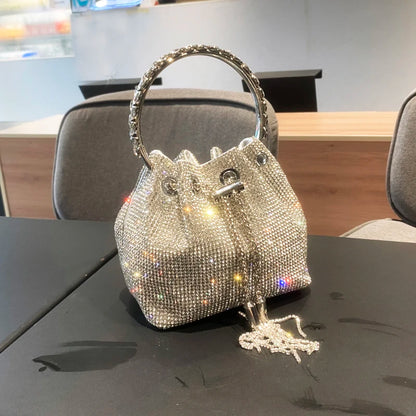 Opulent Sparkle Bucket Bag