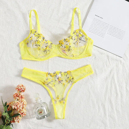 Elysian Fairy Embroidery Brief Set