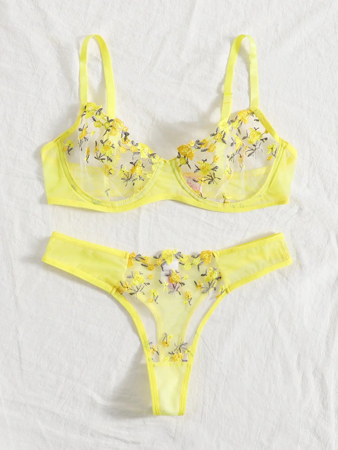 Elysian Fairy Embroidery Brief Set