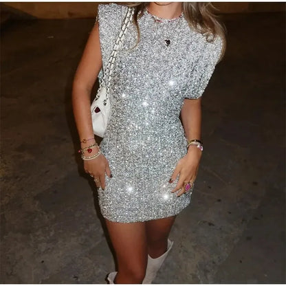 Starlight Reverie Sequin Mini Dress