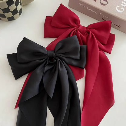 Seraphina Grace Chiffon Bow Hair Clip