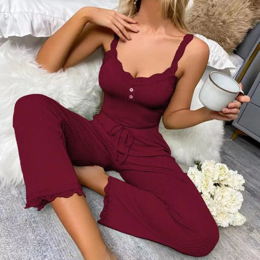 Serenity Lace Loungewear Set