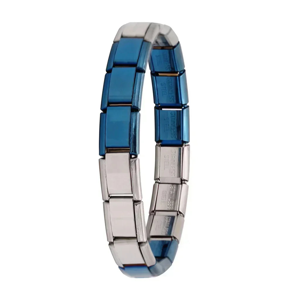 Verona Luxe Italian Stainless Steel Charm Bracelet