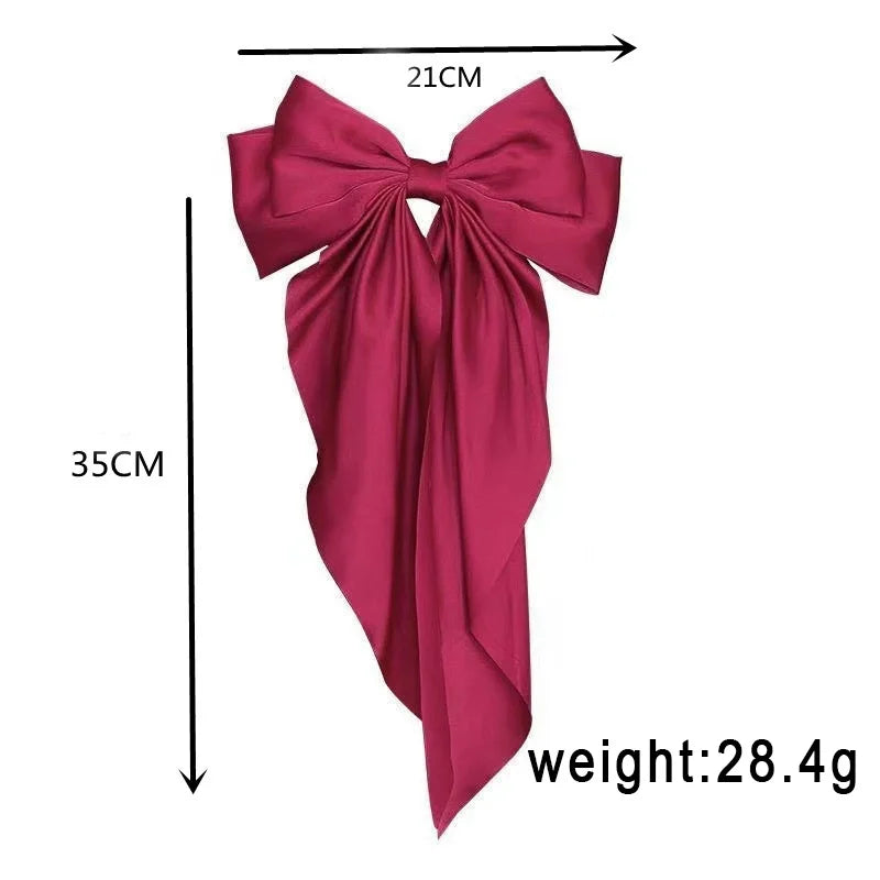 Seraphina Grace Chiffon Bow Hair Clip