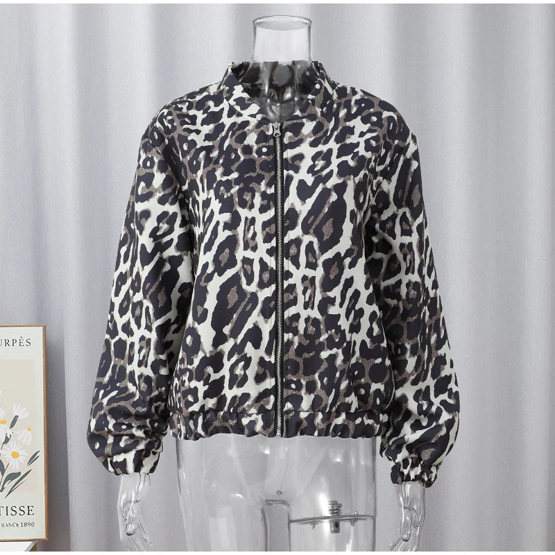 Retro Luxe Leopard Jacket