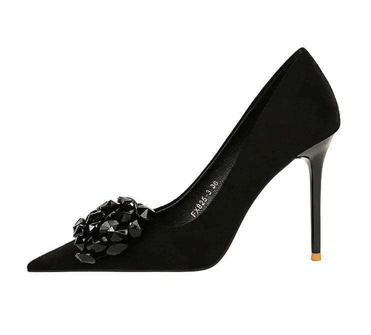 Opaluxe Radiance Rhinestone Bow Pumps