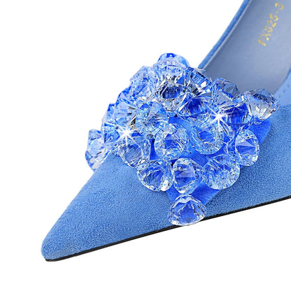 Opaluxe Radiance Rhinestone Bow Pumps