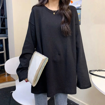 Nocturne Luxe Split Hem Oversized t-shirt