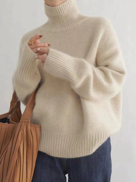 Luxe Turtleneck Cashmere Sweater