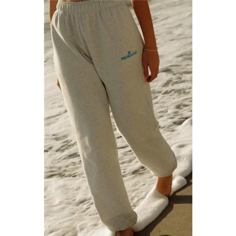 Luxe Aura Signature Printed Sweatpants