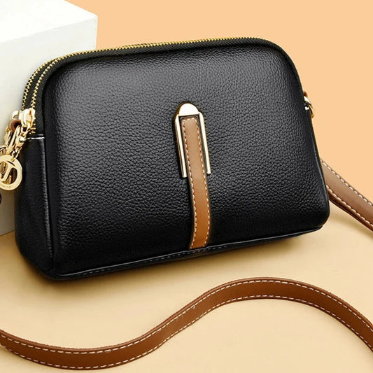 Elysian Leather Flap Bag