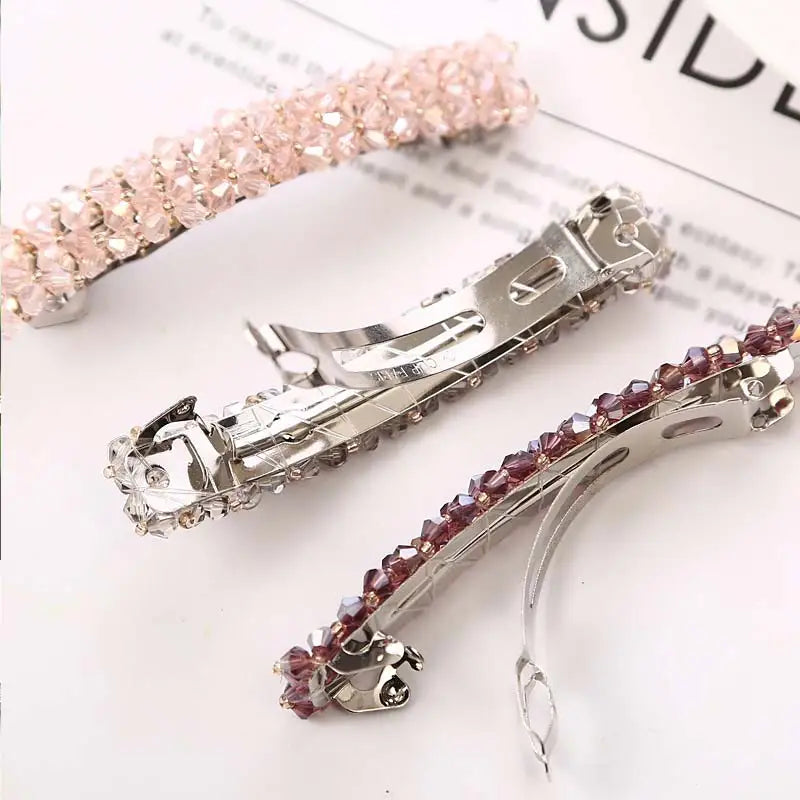 Celeste Lumière Crystal Rhinestone Hairpins