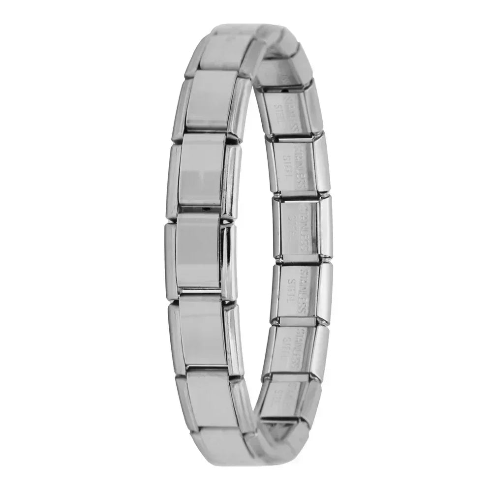 Verona Luxe Italian Stainless Steel Charm Bracelet